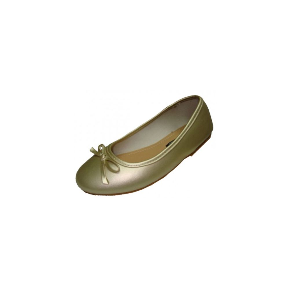 girls gold ballerina shoes