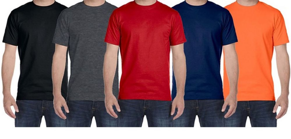 72 Pieces Of Mens Plus Size Cotton Short Sleeve T Shirts Assorted Colors Size 4xl Distributor